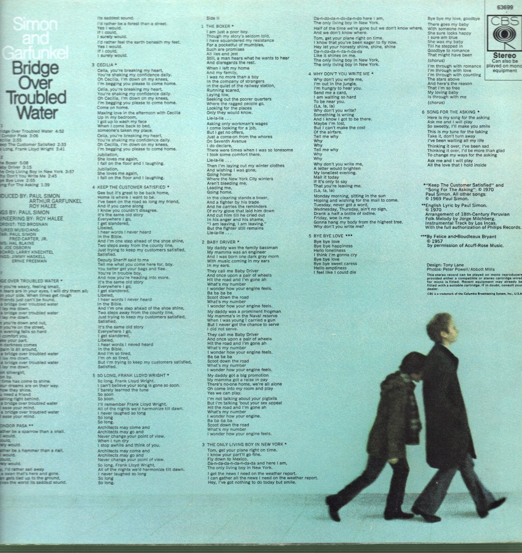 Simon And Garfunkel - Bridge Over Troubled Water - Lp