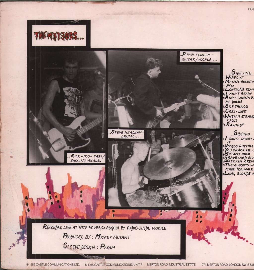 Meteors (Rockabilly Group) - Meteors Live - Lp