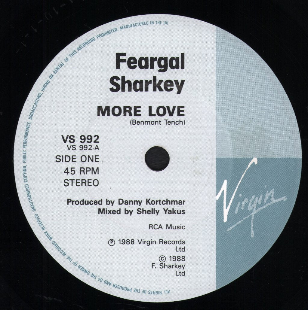 Feargal Sharkey - More Love - 7 Inch