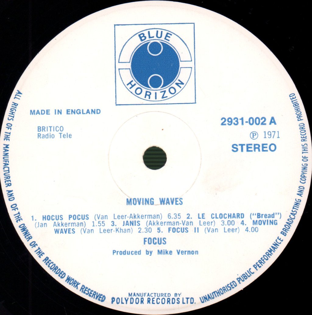 Focus - Moving Waves - Lp