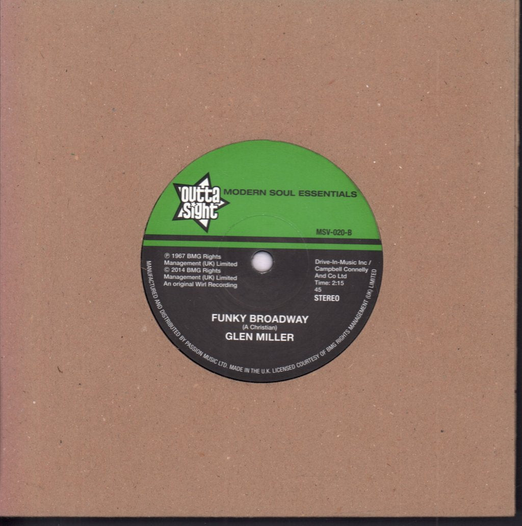 Glen Miller - Where Is The Love - 7 Inch