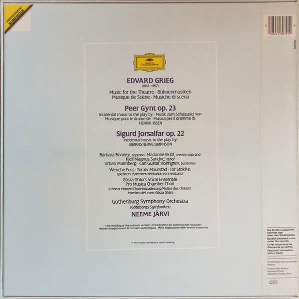 Neeme Jarvi - sigurd jorsalfar grieg Peer Gynt - Double Lp