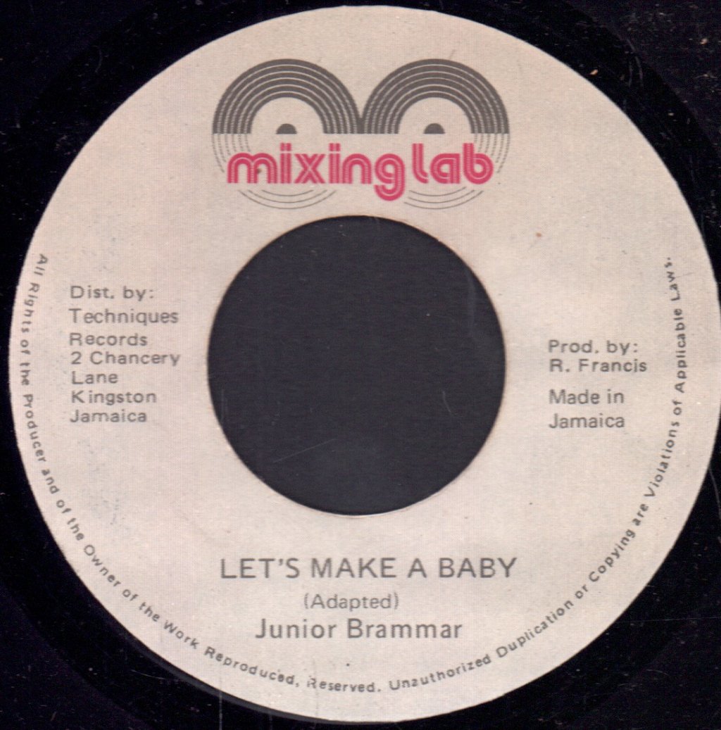 Junior Brammer - Let's Make A Baby - 7 Inch