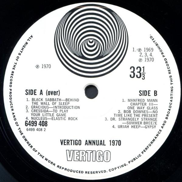 Various Artists - Vertigo Annual 1970 - Double Lp
