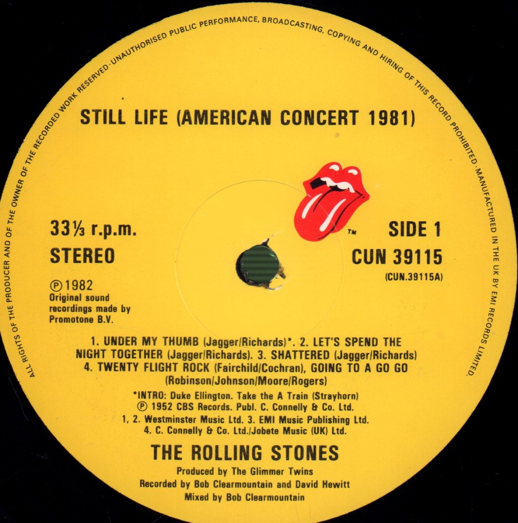Rolling Stones - Still Life (American Concert 1981) - Lp