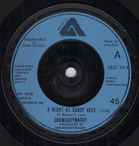 Showaddywaddy - A Night At Daddy Gees - 7 Inch