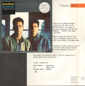 Brother Brother - Temptation Eyes - 7 Inch