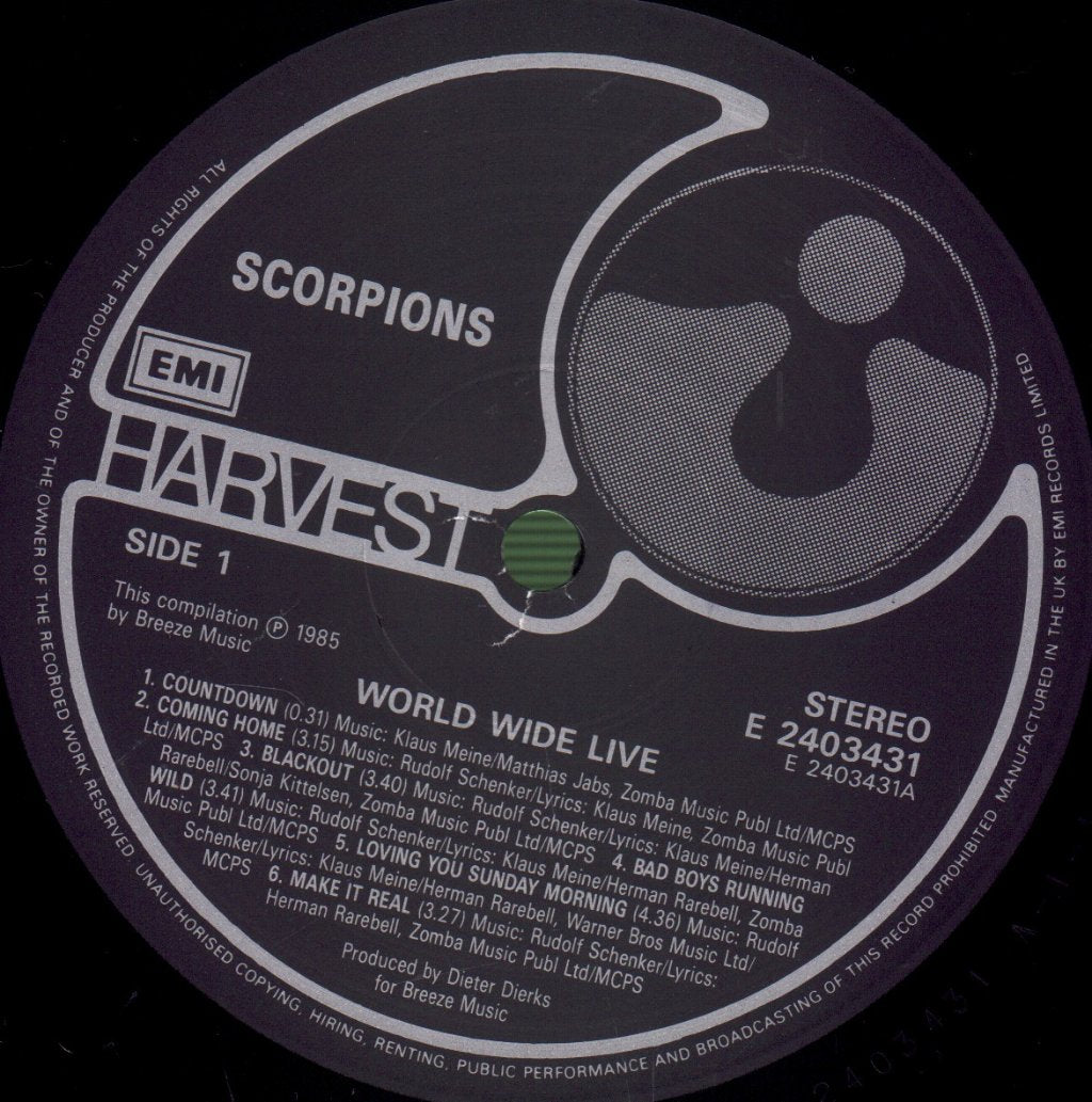 Scorpions - World Wide Live - Double Lp
