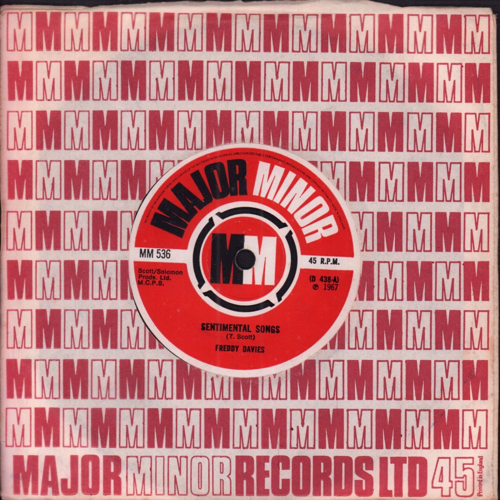 Freddy Davies - Sentimental Songs - 7 Inch