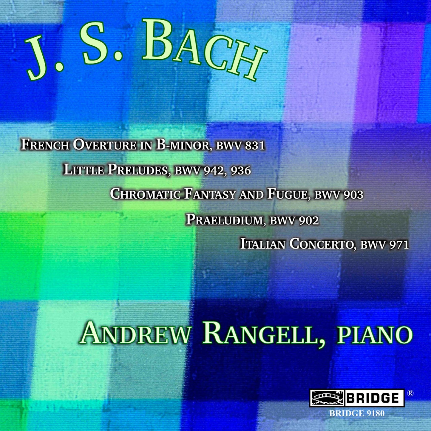 Andrew Rangell - Bach - Keyboard Works - Cd