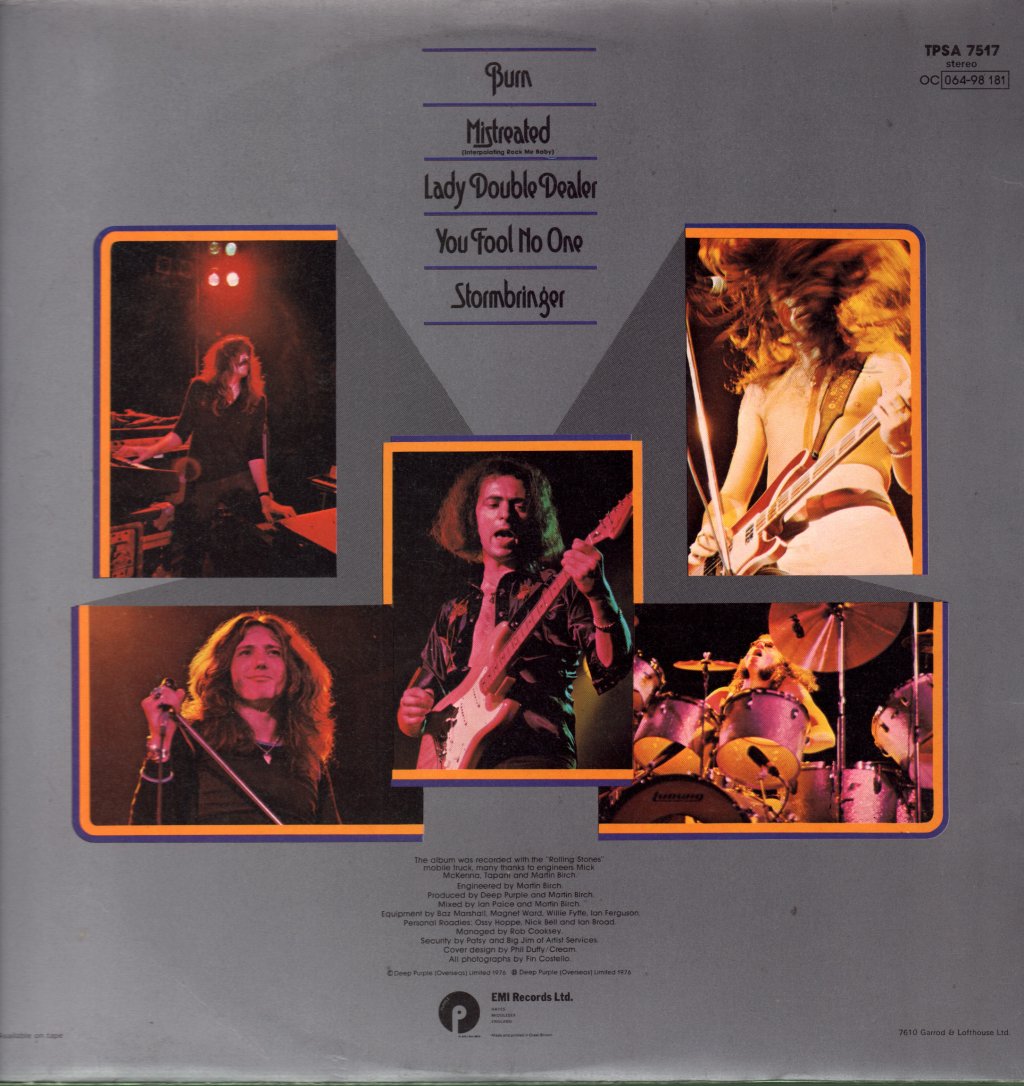 Deep Purple - Made In Europe - Lp