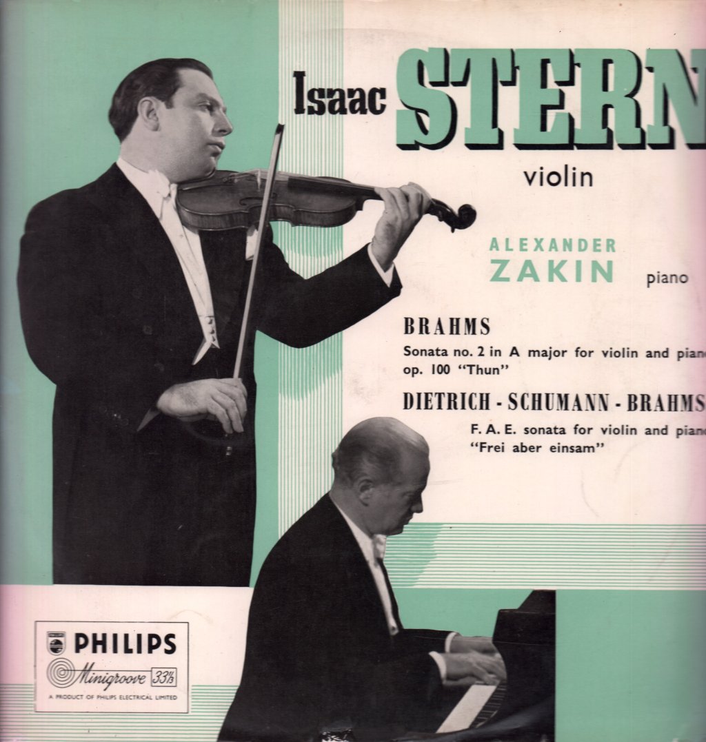 Isaac Stern - brahms Sonata No. 2 In A Major For Violin - Lp