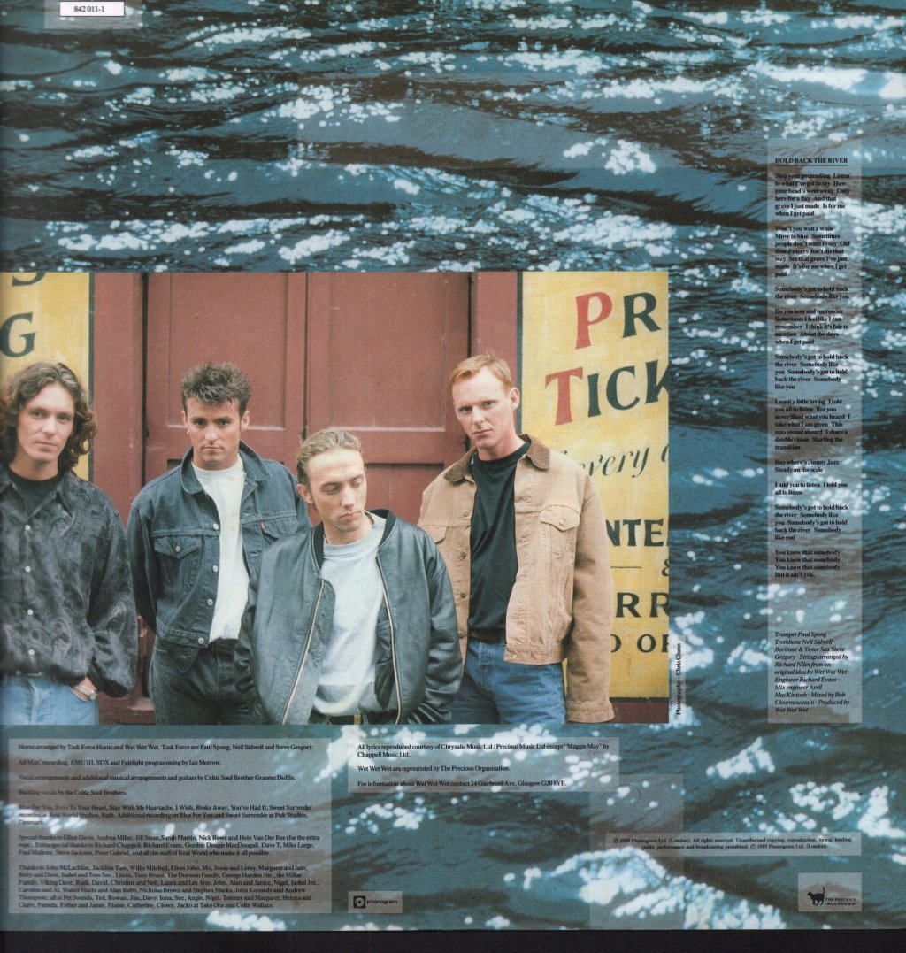 Wet Wet Wet - Holding Back The River - Lp