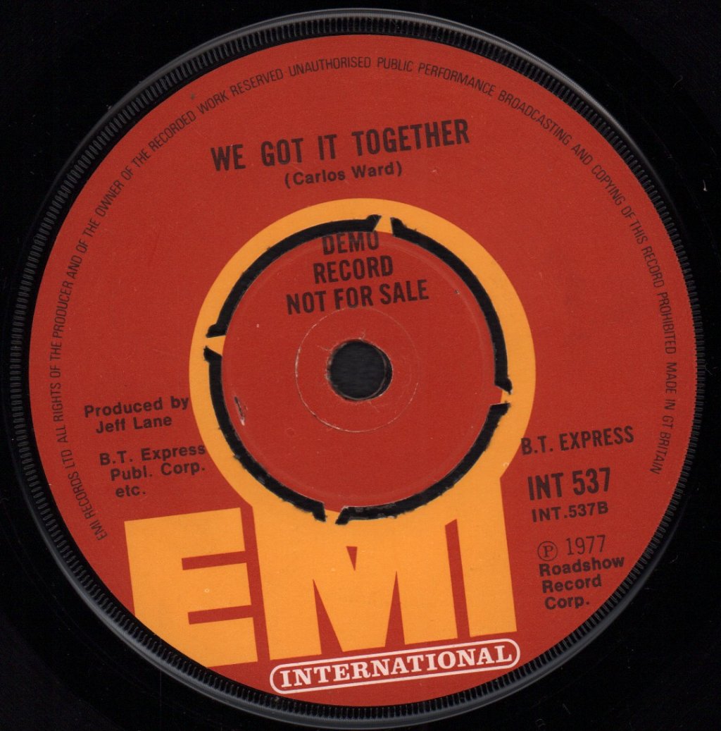 B.T. Express - Funky Music - 7 Inch