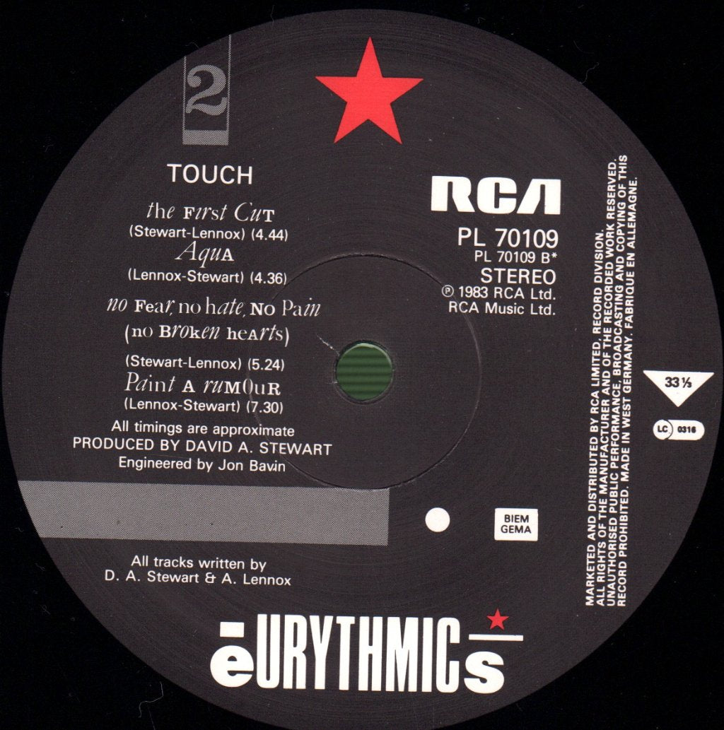 Eurythmics - Touch - Lp