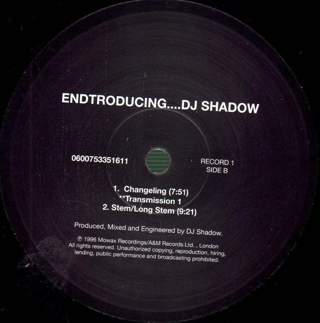DJ Shadow - Endtroducing... - Double Lp