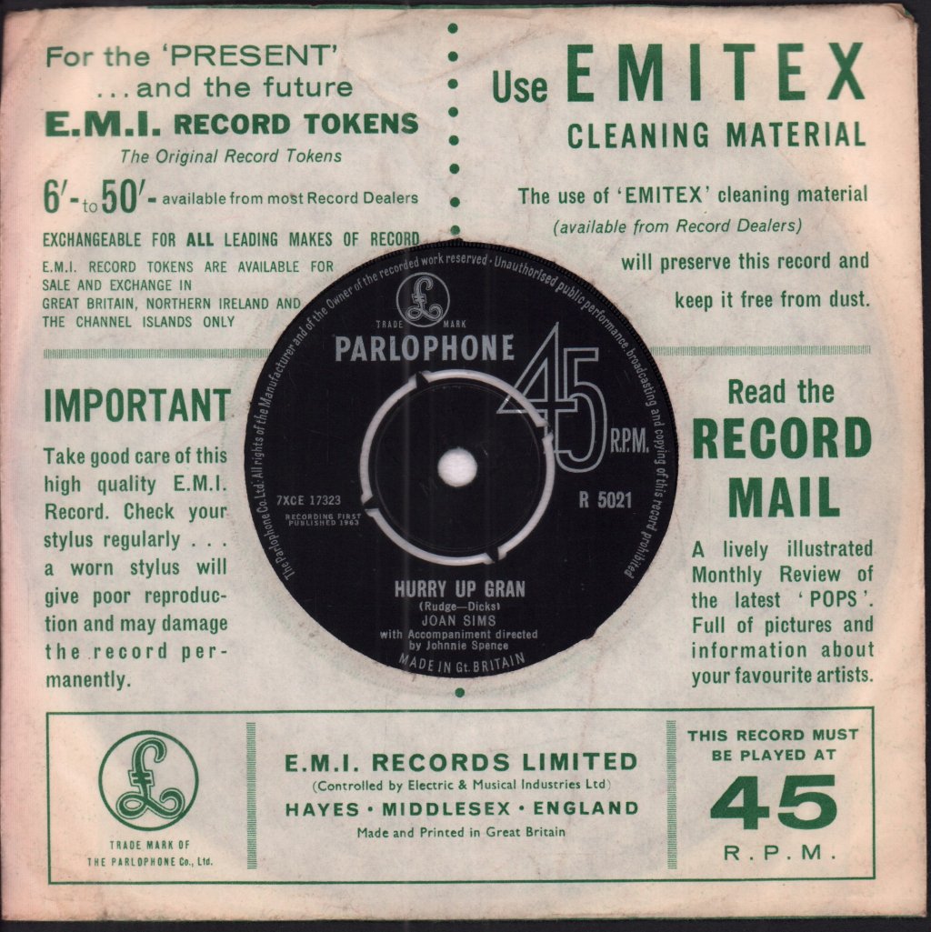Joan Sims - Oh Not Again Ken - 7 Inch
