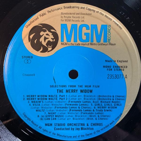 Mgm Studio Orchestra - Merry Widow / Rose Marie - Lp