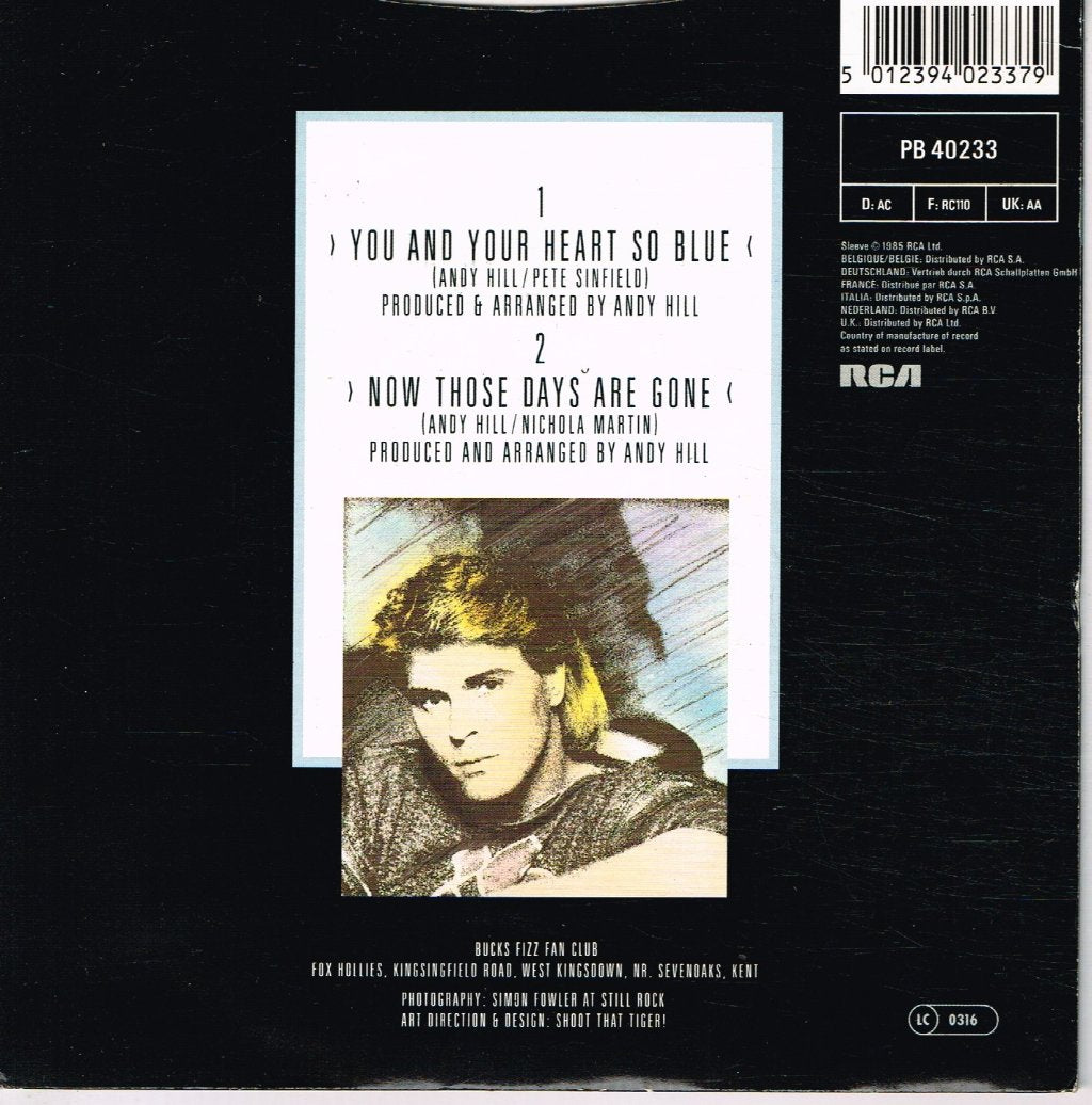 Bucks Fizz - You And Your Heart So Blue - 7 Inch