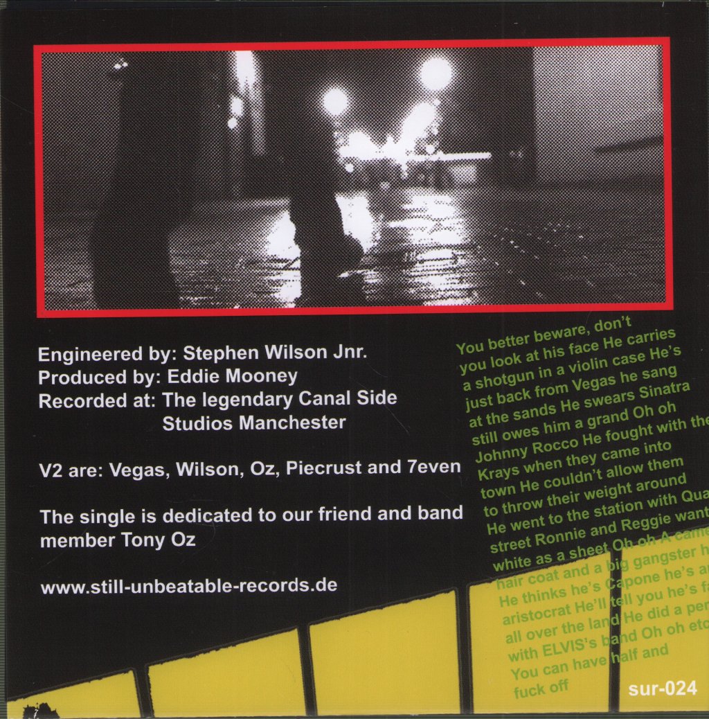 V2 (Punk Group) - Johnny Rocco - 7 Inch