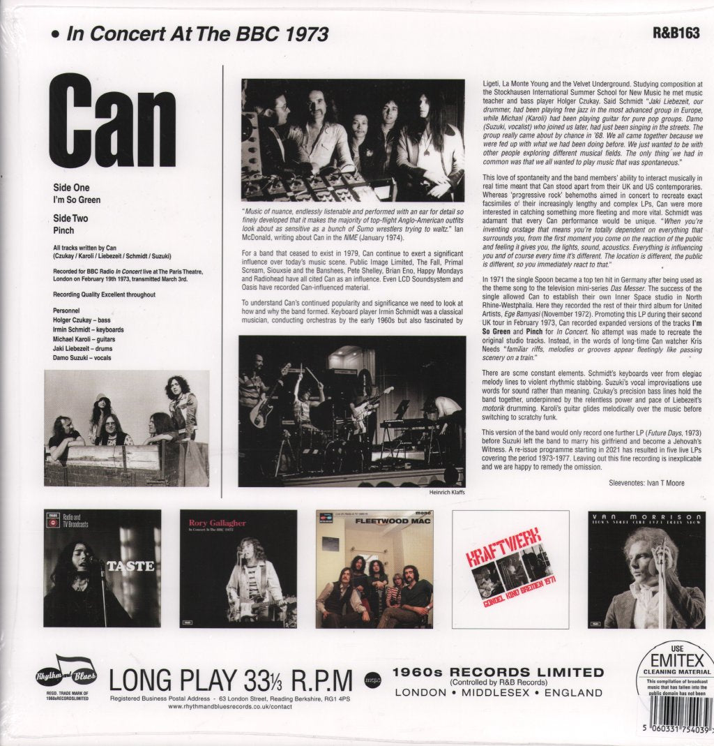 Can - In Concert At The BBC 1973 - Lp
