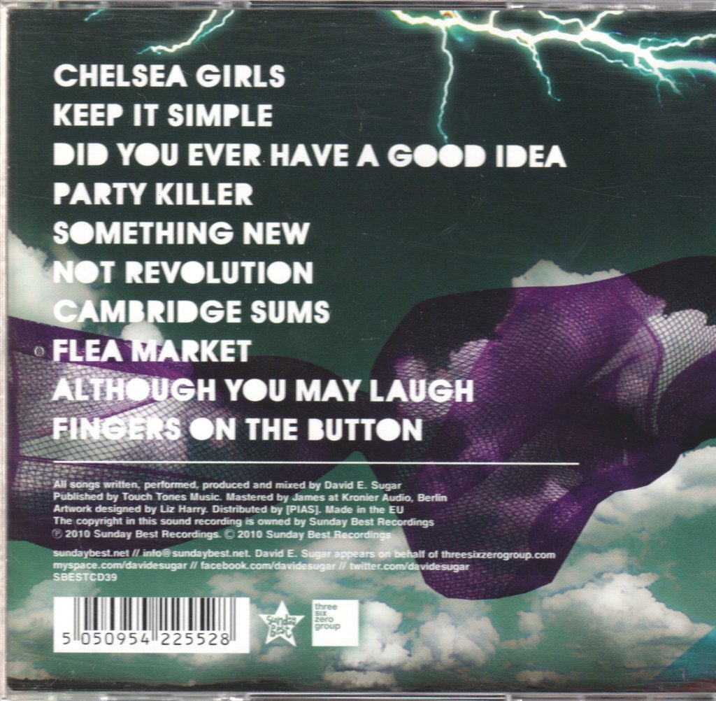 david e.sugar - Memory Store - Cd