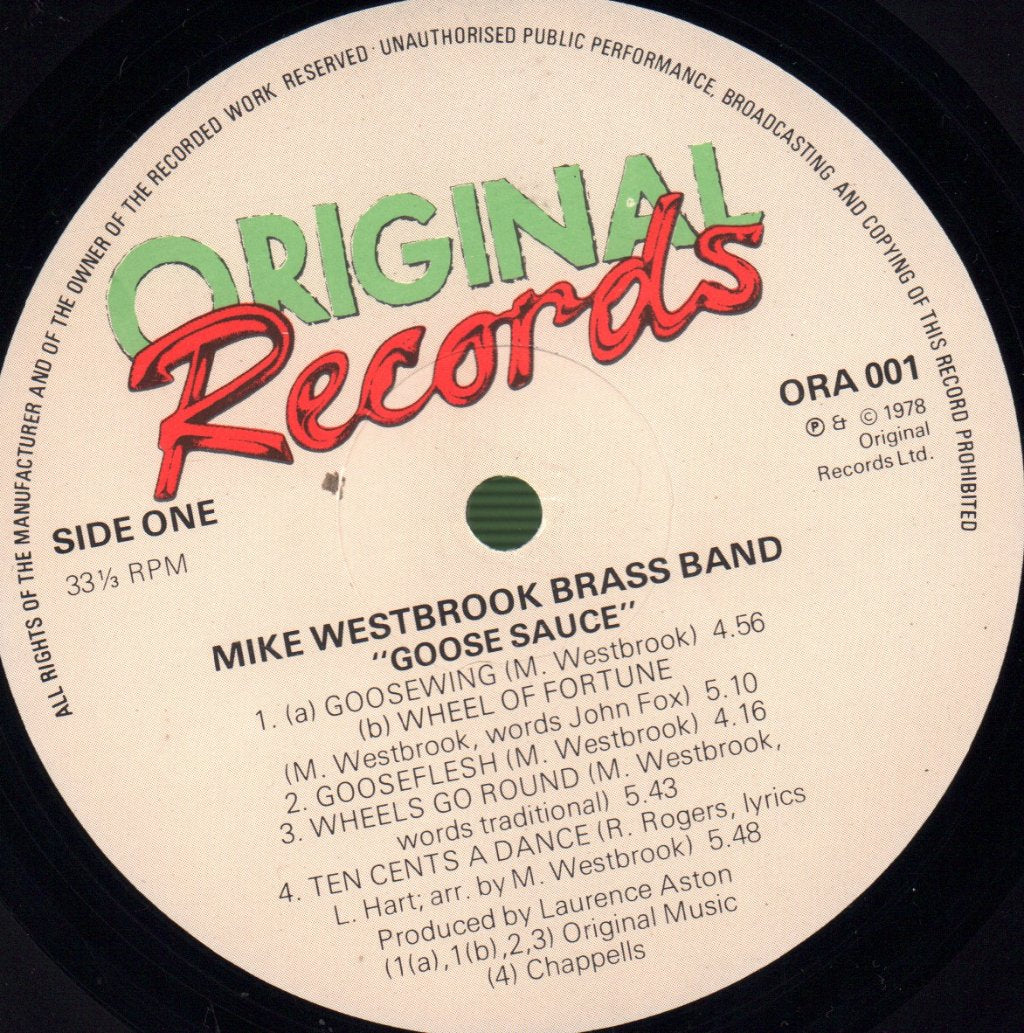 Mike Westbrook Brass Band - Goose Sauce - Lp
