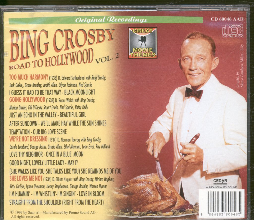 Bing Crosby - Road To Hollywood Vol. 2 - Cd