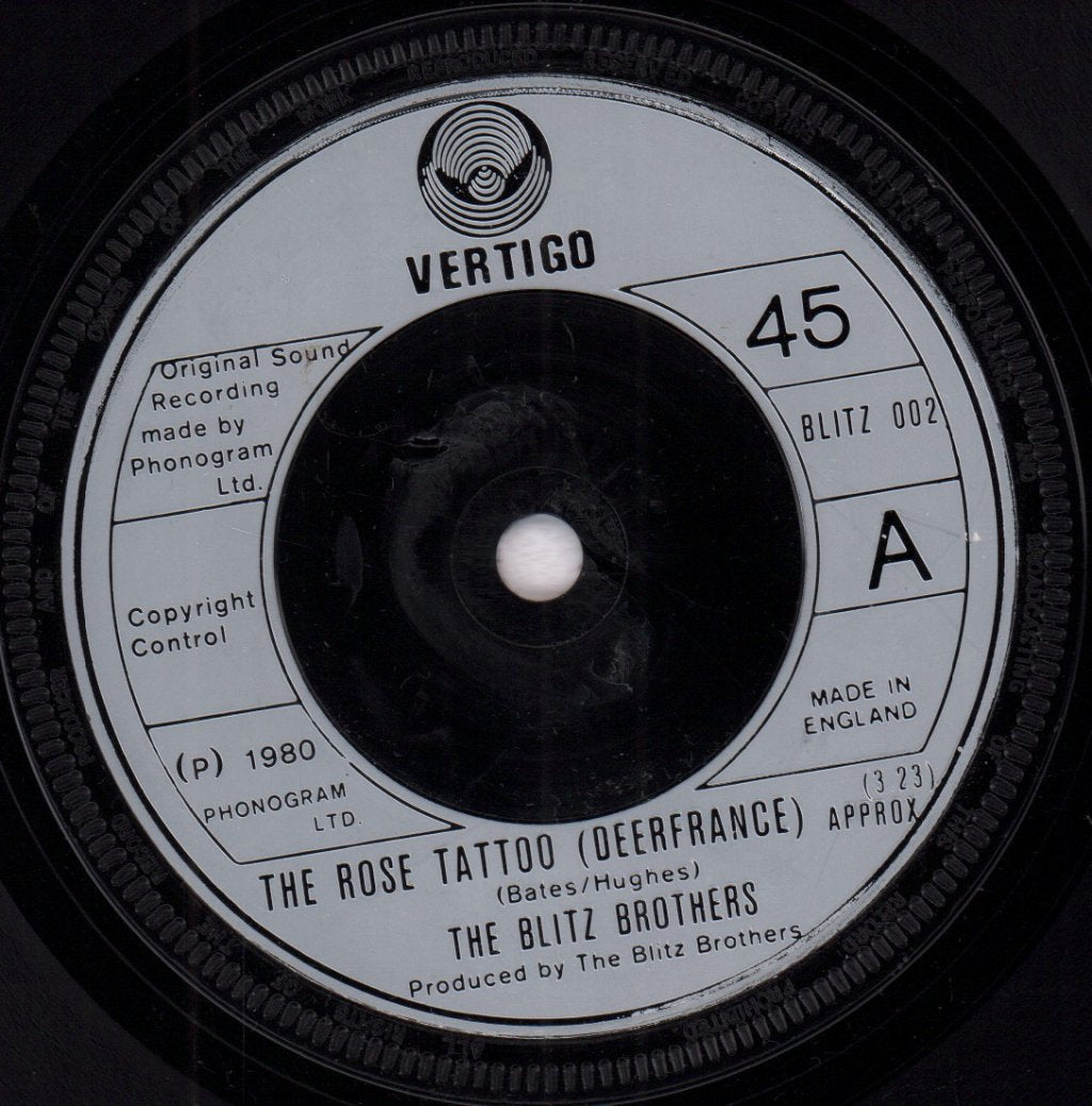 Blitz Brothers - Rose Tattoo - 7 Inch
