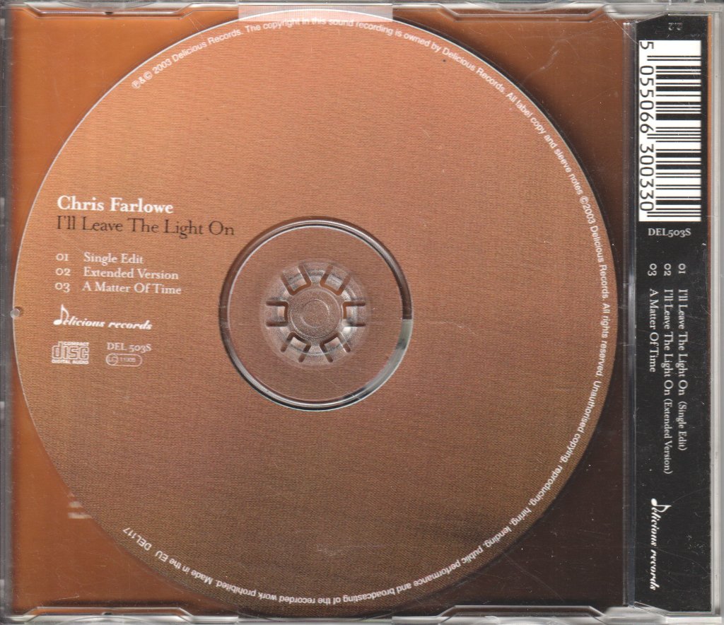 Chris Farlowe - I'll Leave The Light On - Cd