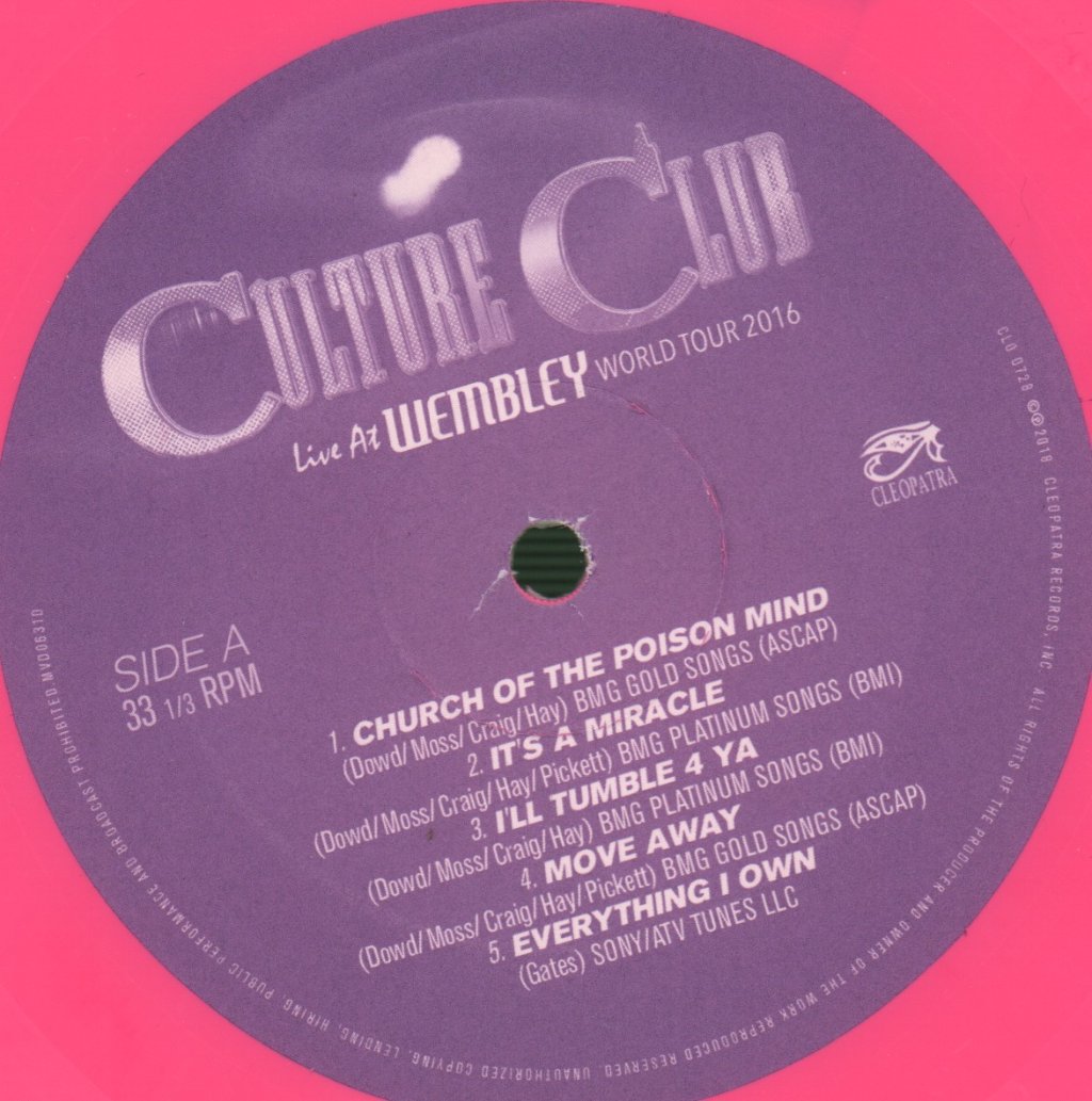 Culture Club - Live At Wembley World Tour 2016 - Double Lp