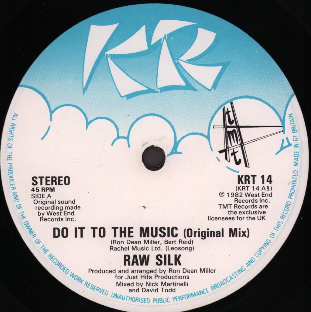 Raw Silk - Do It To The Music - 12 Inch