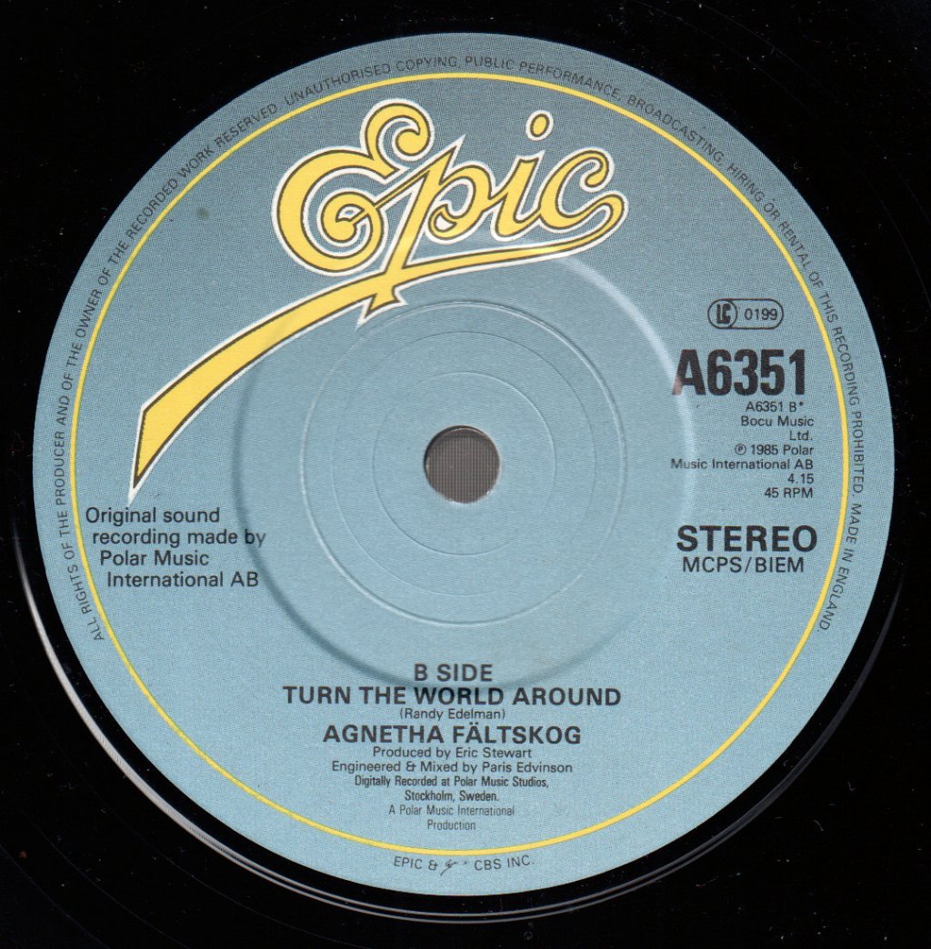 Agnetha Faltskog - One Way Love - 7 Inch