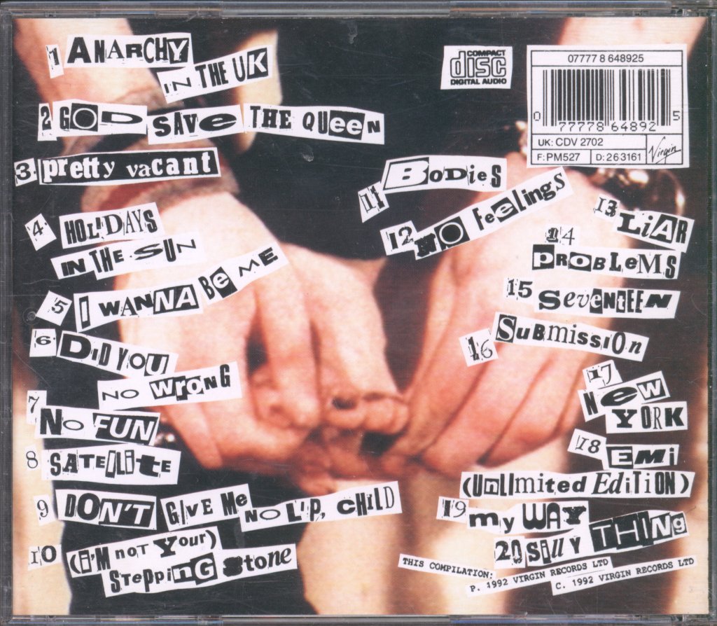 Sex Pistols - Kiss This - Cd