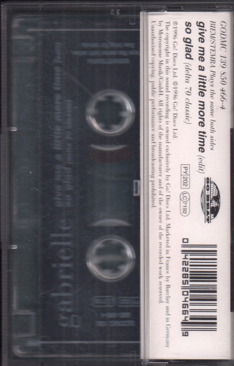Gabrielle - Give Me A Little More Time - Cassette