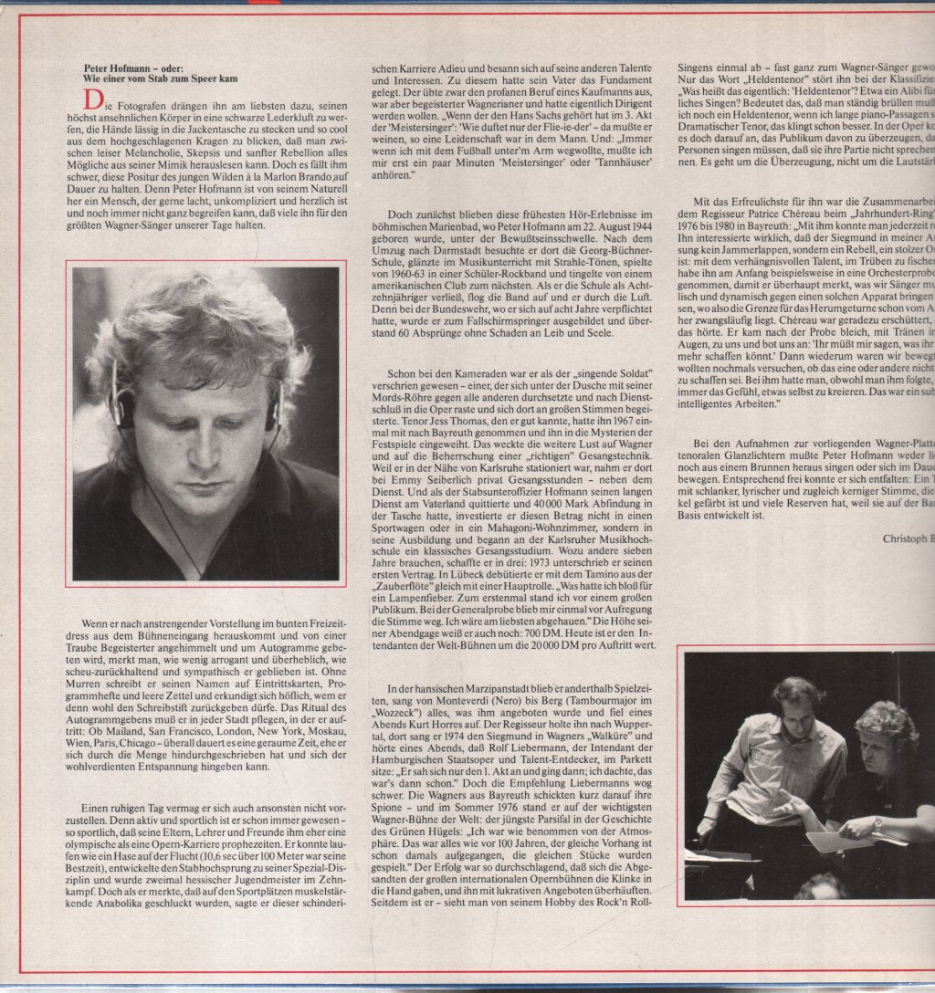 Peter Hofmann / RSO Stuttgart / Ivan Fischer - Richard Wagner - Lp