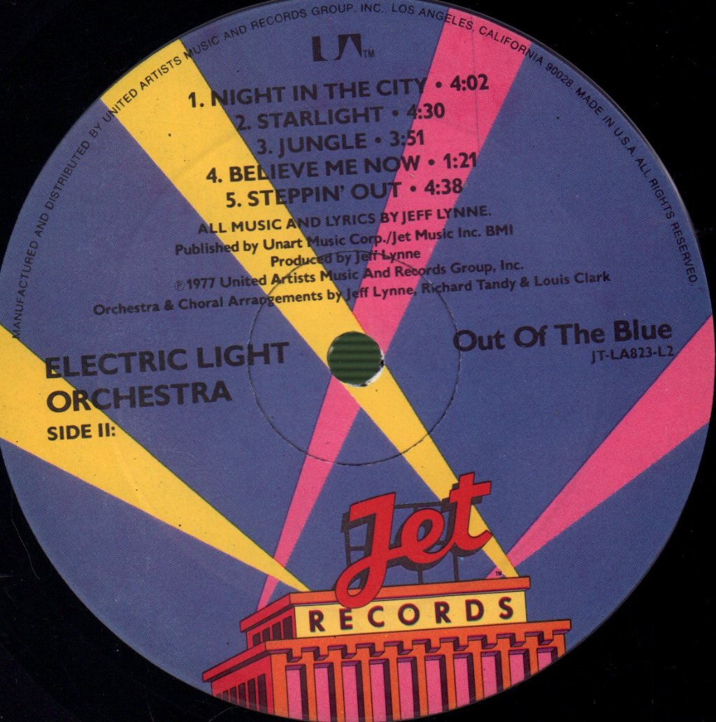Electric Light Orchestra - Out Of The Blue - Double Lp