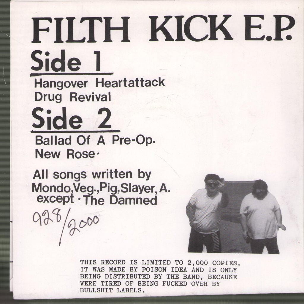 Poison Idea - Filthkick E.P. - 7 Inch
