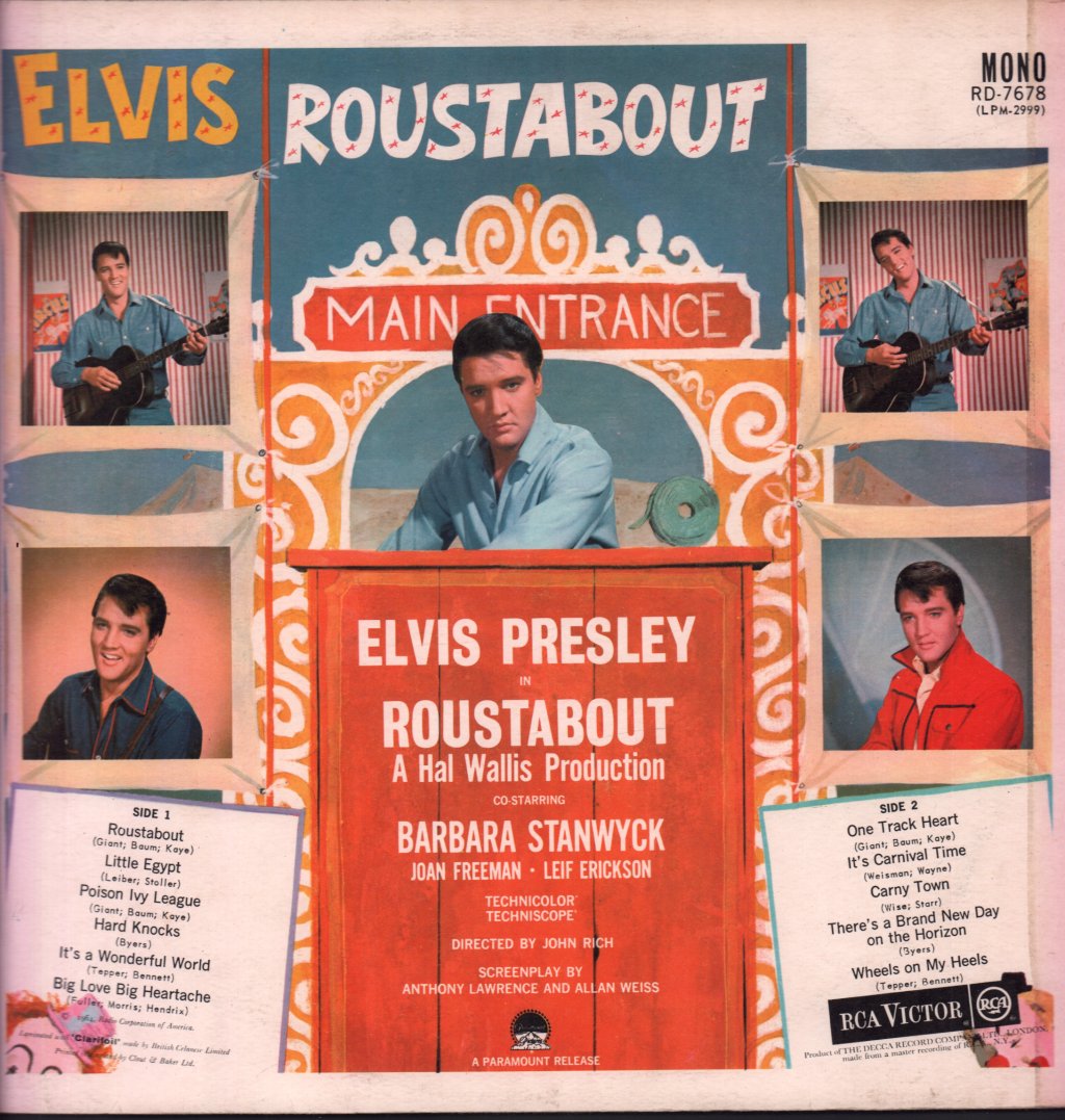 Elvis Presley - Roustabout - Lp