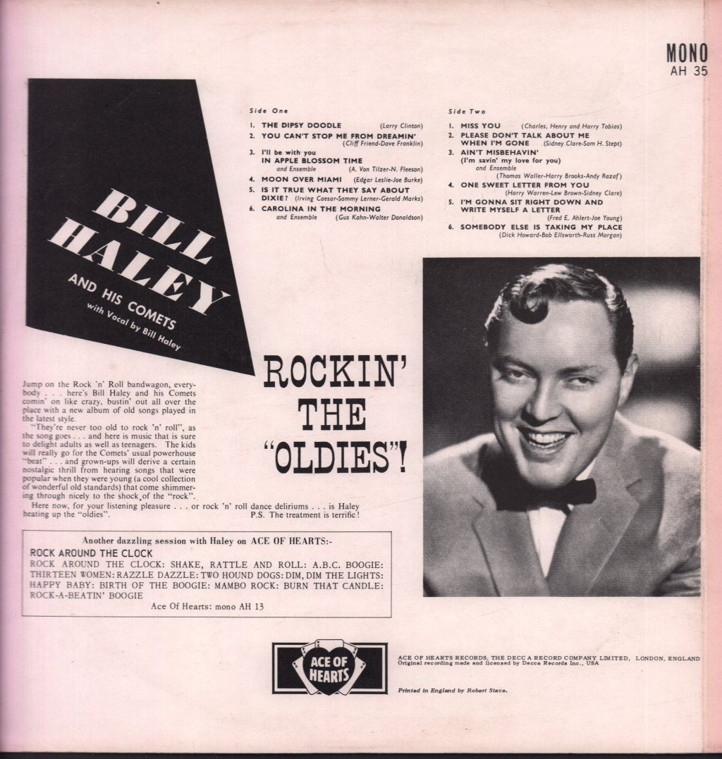 Bill Haley And His Comets - Rockin' The Oldies - Lp