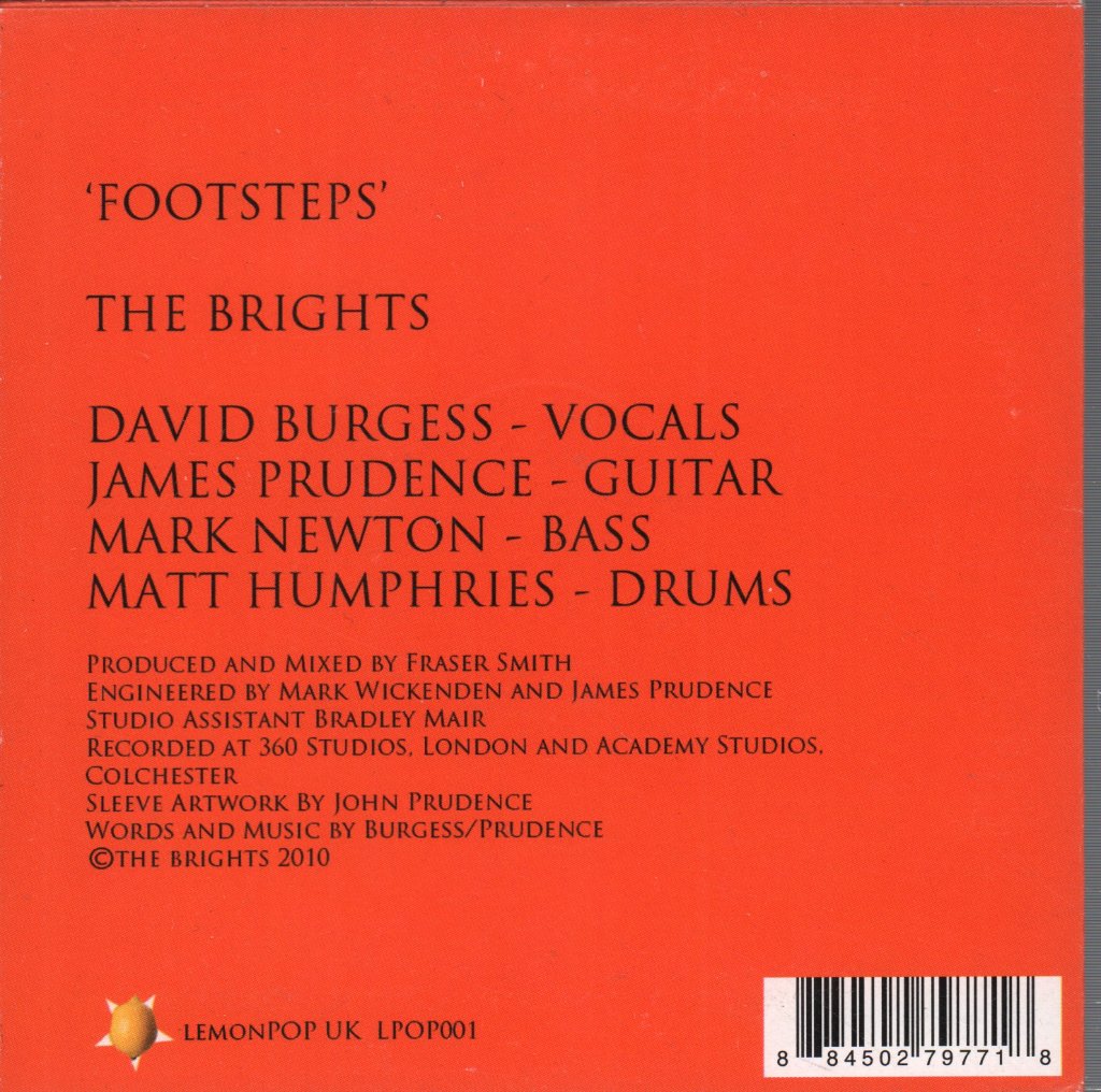 Brights - Footsteps - Cd
