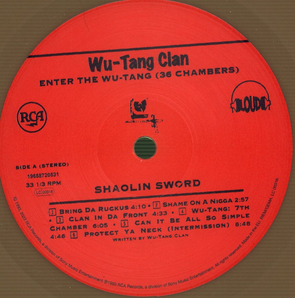 Wu-Tang Clan - Enter The Wu-Tang (36 Chambers) - Lp