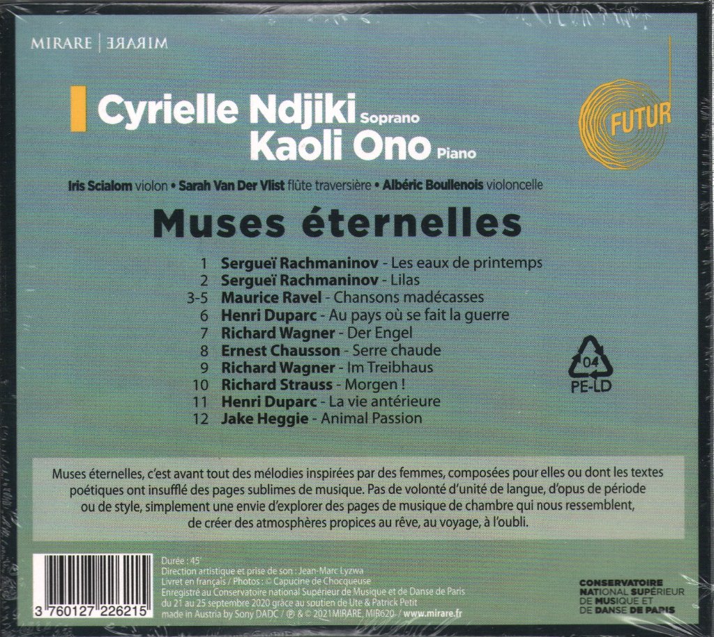 Cyrielle Ndjiki & Kaoli Ono - Muses éternelles - Cd