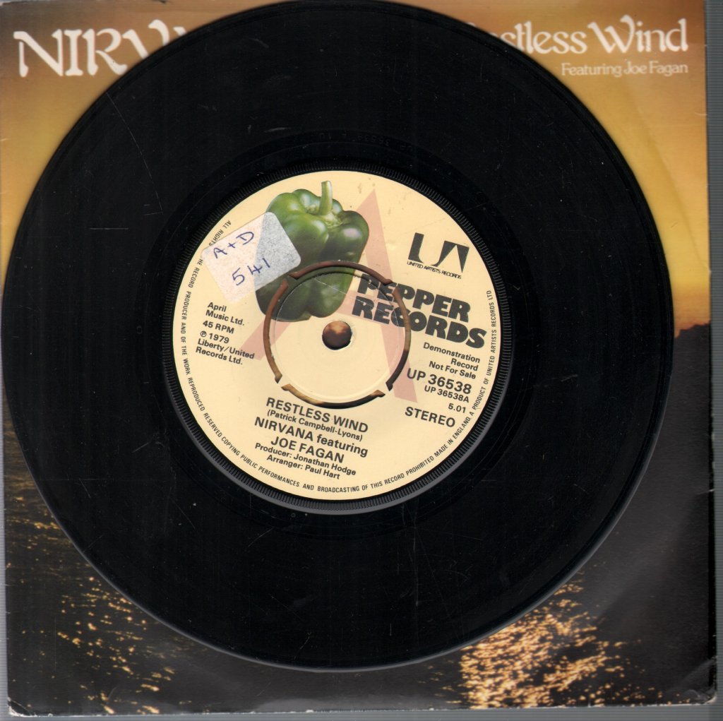 Nirvana (Uk Psych Group) - Restless Wind - 7 Inch