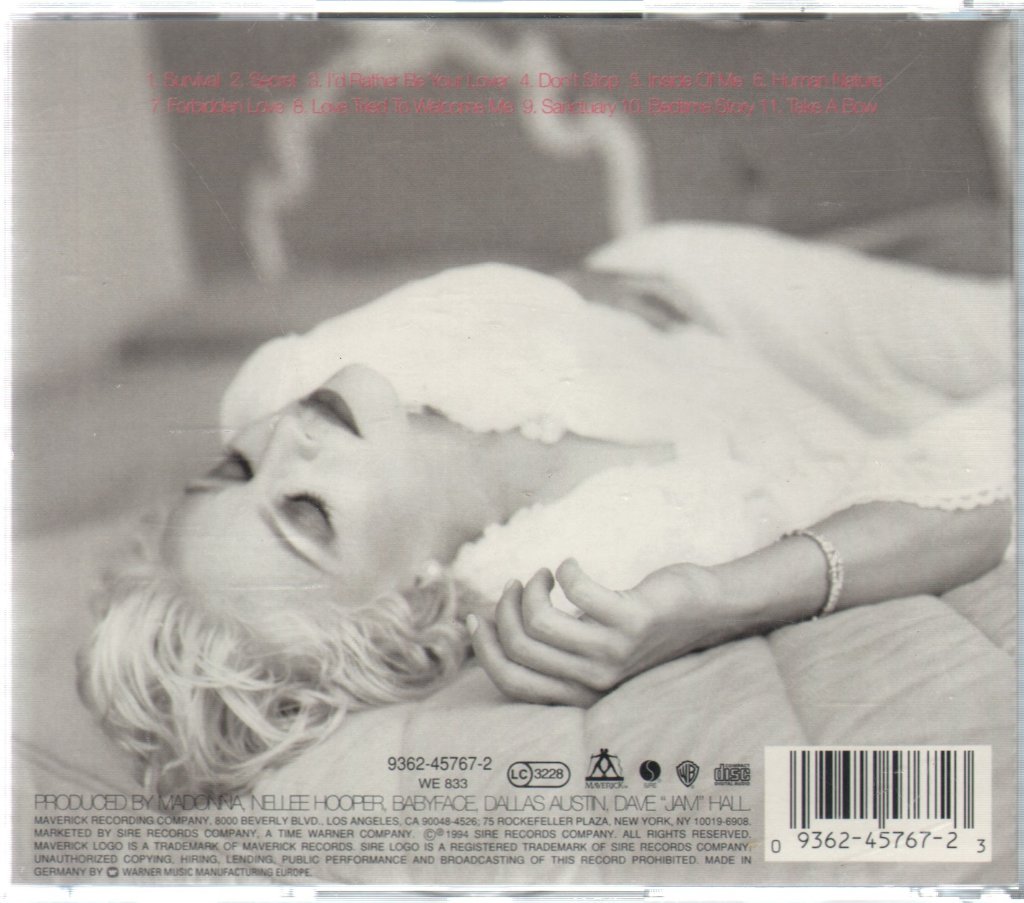 Madonna - Bedtime Stories - Cd