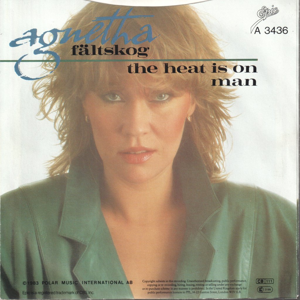 Agnetha Fältskog - Heat Is On - 7 Inch