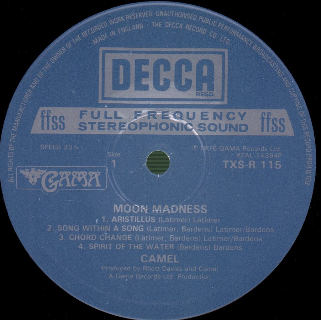 Camel - Moonmadness - Lp