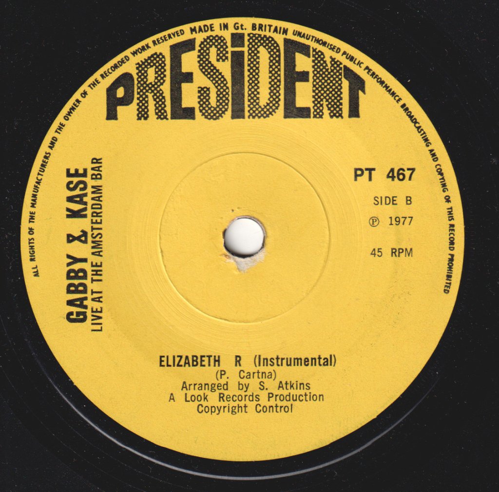 Gabby And Kase - Elizabeth R - 7 Inch