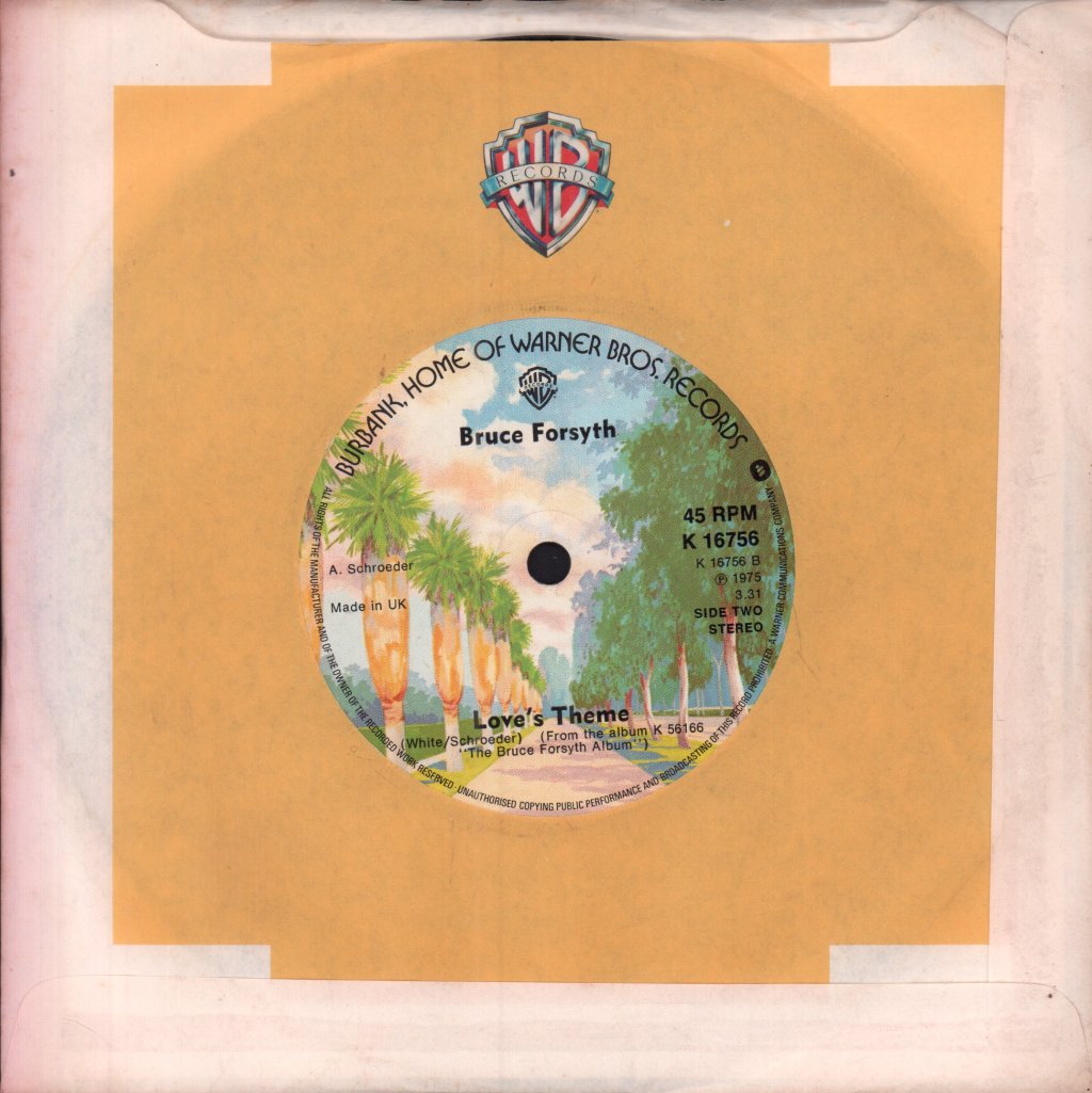 Bruce Forsyth - Brush Away Your Troubles - 7 Inch