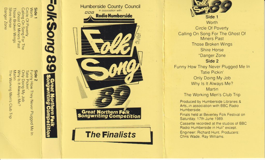 Various Artists - Folk Song 89 Great Northern Folk Songwriting Competition - Cassette